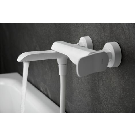 Set bagno con Monocomando  Modello DANIMARCA  Colore Bianco [ IMEX® ]