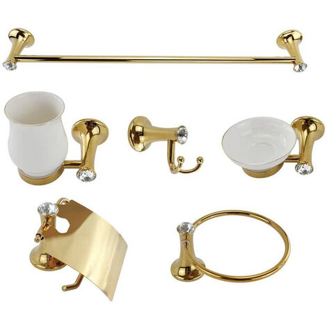 N / A Set Bagno Accessori Completo Set Bagno Accessori SSet di 6