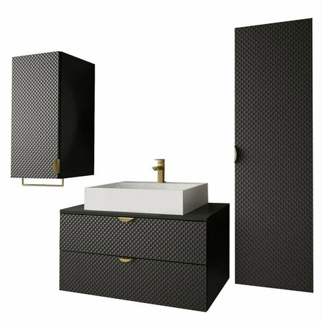 Set bagno nero