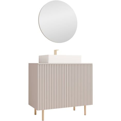 MOBILIER1 Set bagno Virdomi 109, Cachemire