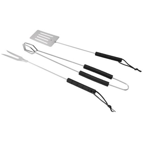 SET BARBECUE EL GAUCHO 3 PEZZI GRILL7 PINZA FORCHETTONE SPATOLA
