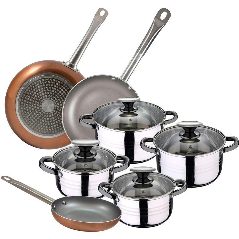 

Set batería 8 piezas + set 3 sartenes 18/20/26 cms