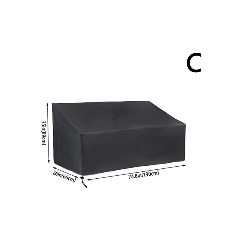 2/3/4 posti copertura per sedia impermeabile