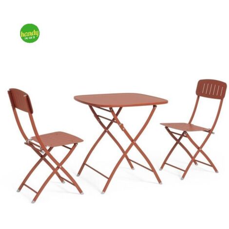 Set Bizzotto Bistrot Yvonne terracotta