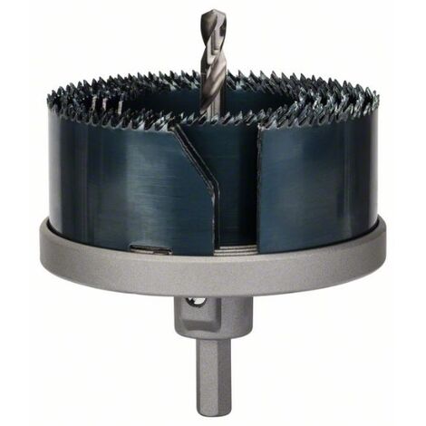 Set Bosch de 6 sierras de corona (para metales no ferrosos, madera, plástico, Ø 46-81 mm, accesorios para taladros)