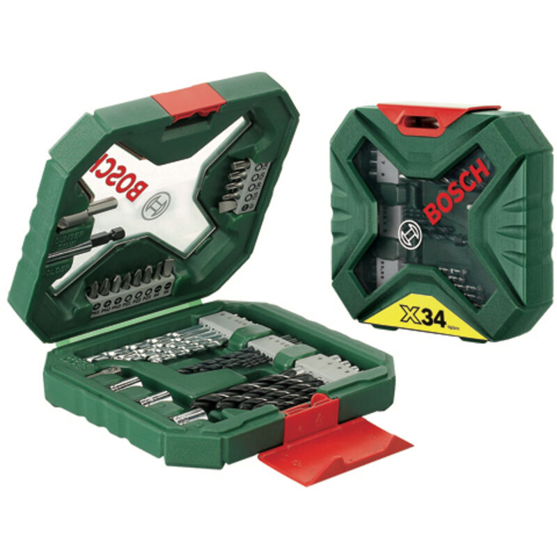 Bosch - valigetta set con accessori per foratura e avvitatura 34 pezzi 2607010608