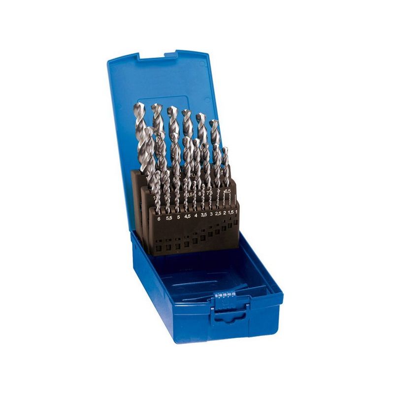 

Forum - Set broca espiral Caja de plástico, acero - corte rápido - 5 % cobaltoo, tipo Ti, DIN 338, sin recubrimiento, Ø h8 : 1,00-13,00 mm