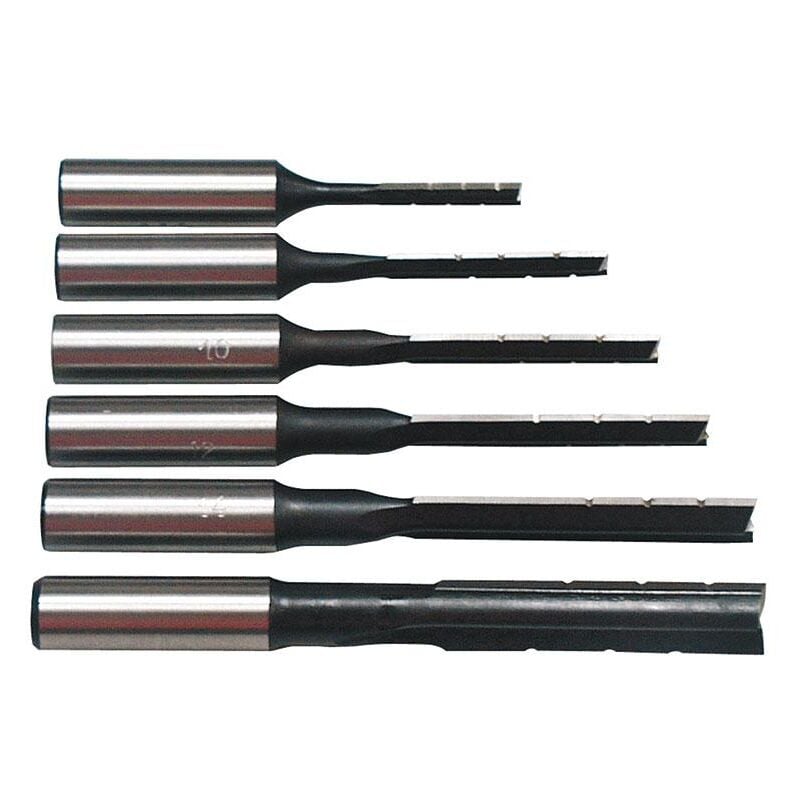 Set brocas embutir 6-8-10-12-14-16mm rotacion izquierda Fervi 0799/SXC