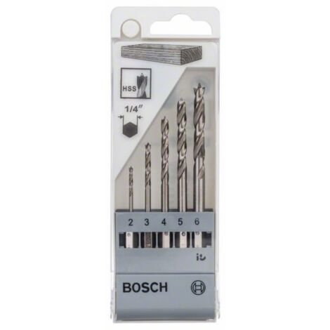 Set brocas Uneo madera hexagonal L 2-3-4-5-6 Bosch