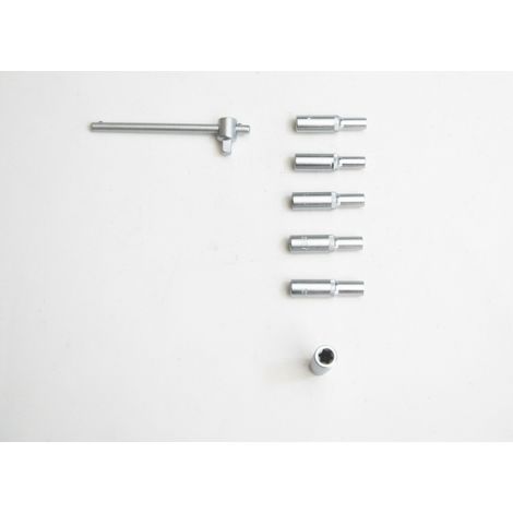 SET 10 PZ BUSSOLE TORX LUNGHE 1/2 E8 E10 E11 E12 E14 E16 E18 E20 E22 E24 MF