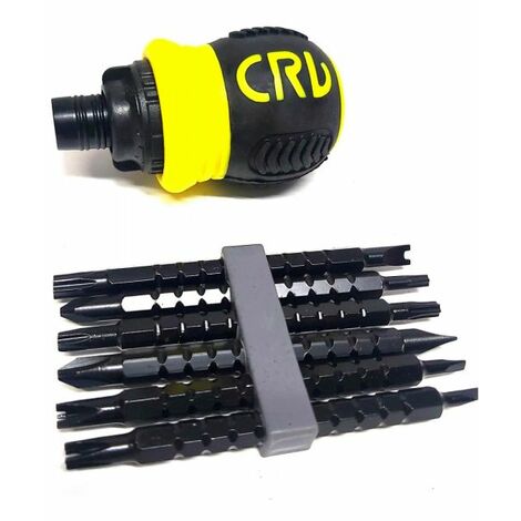 Set cacciavite a cricchetto 13 in 1 multifunzione inserti punte magnetiche 07359