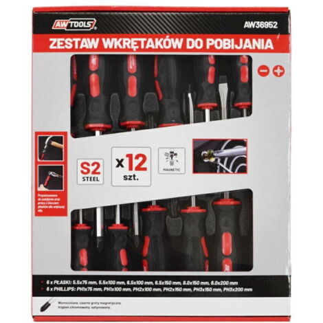 SET CACCIAVITI AWTOOLS 12 pz.