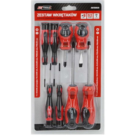 SET CACCIAVITI AWTOOLS BLISTER S2 / 8 pz.