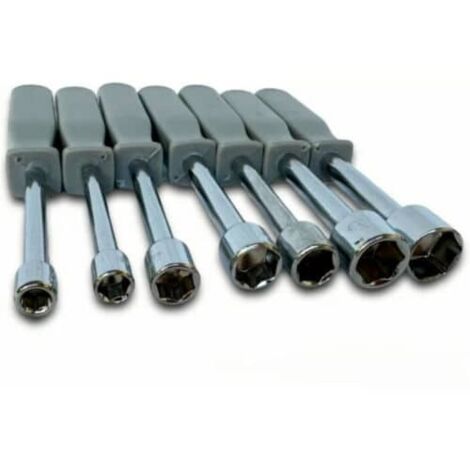 SET CACCIAVITI CACCIA VITI BUSSOLA BOCCOLA DADI ESAGONALI 7 PEZZI 5 13 mm 029xi
