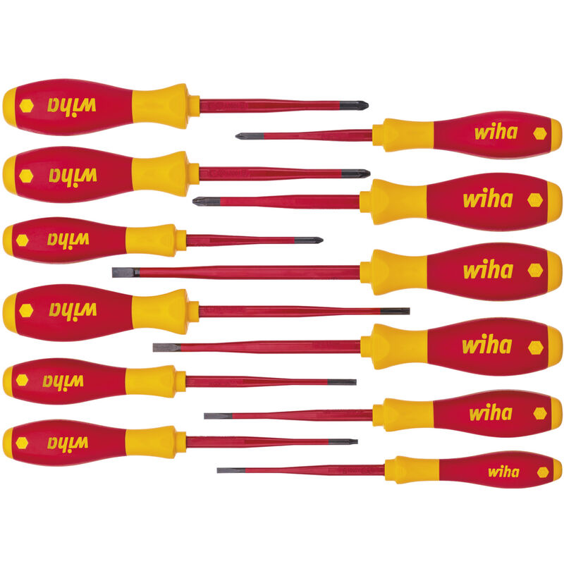 3201 K12 Set cacciaviti di WIHA SoftFinish 12 pezzi 1 pezzi 3201 K12 Set cacciaviti di WIHA SoftFinish 12 pezzi 1 pezzi