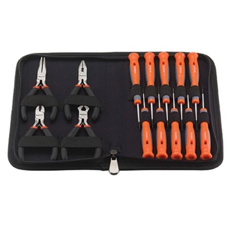 Set cacciaviti e pinze di precisione - 14 pz. kapriol