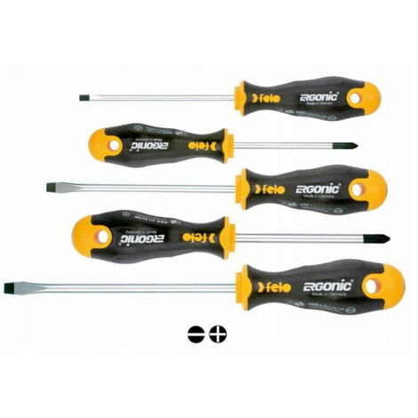 SET CACCIAVITI FELO 5 PEZZI SERIE 400 ERGONOMICO