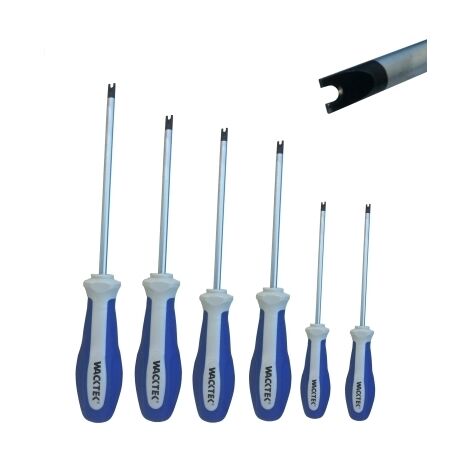 Set cacciaviti/giraviti a due punte/spanner/ad U 6 pezzi cromo vanadio