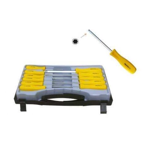 Set cacciaviti/giraviti di precisione esagonali/sferici/Ball Point 11 pezzi cromo vanadio