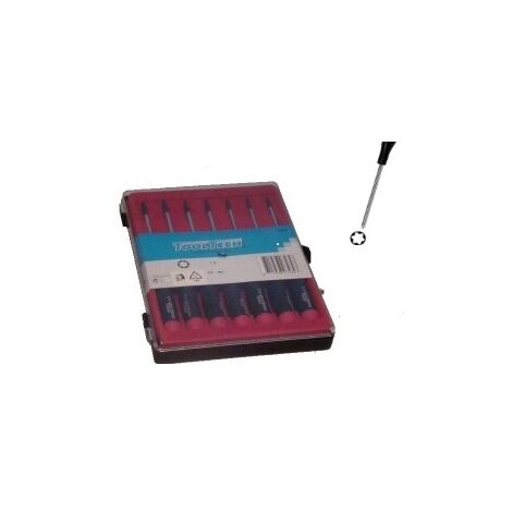 Set cacciaviti/giraviti precisione professionali tipo torx 7 pezzi cromo vanadio
