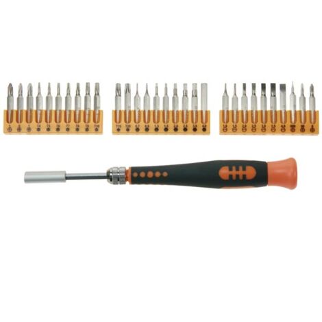 Set cacciaviti precisione Velleman nero 32 pezzi