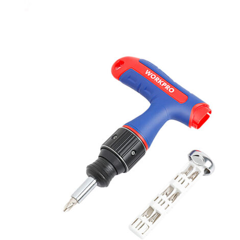 Set cacciaviti Workpro cricchetto blu 27 centimetri