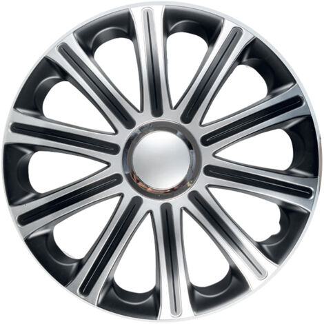 Set calotte auto Modena Nero/Grigio 16" in scatola