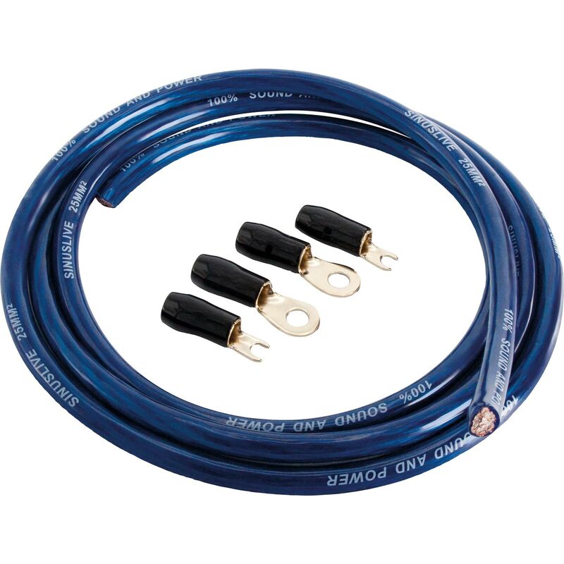 Sinuslive - Set câble de batterie BK-25M BK-25M - bleu
