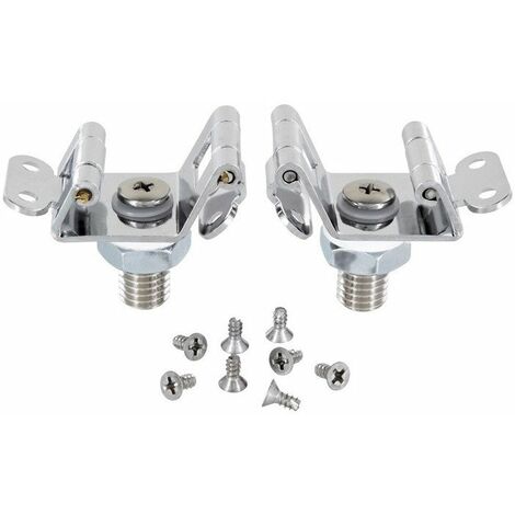 Set cerniere per sedile WC Aero cromato IDEAL STANDARD