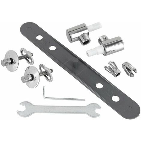 Set cerniere per sedile WC Washpoint Softclosing cromo IDEAL STANDARD