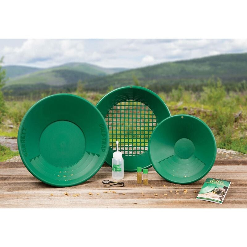 Kit d'orpaillage Garrett Gold Pan Kit C89930