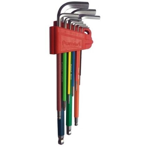 SET CHIAVE A BRUGOLA ESAG-BALL 1,5-2-2,5-3-4-5-6-8-10mm