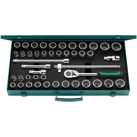 Set chiavi a bussola 50Ma / 39/6 N 45 pezzi 1/2 pollice SW 10-13mm 3 / 8-1 1/4 pollice