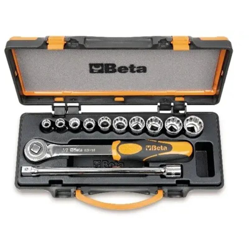 Beta - Clé à douille et jeu d'accessoires 1/2 bêta 920as/c10 - 12