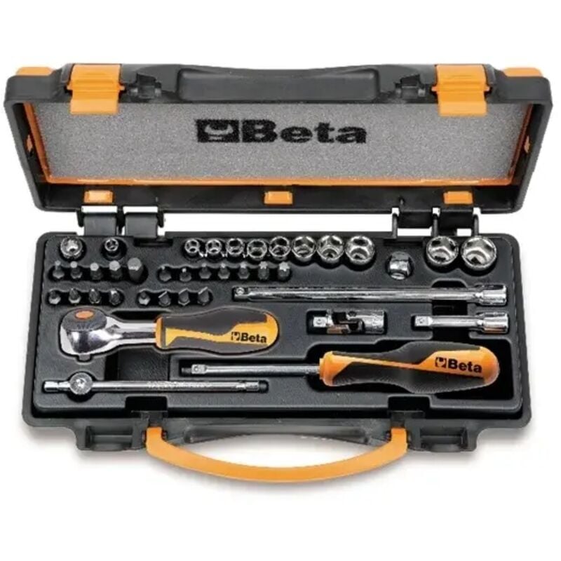 Beta - Clé à douille et jeu d'accessoires 1/4 900/c11hr - 39