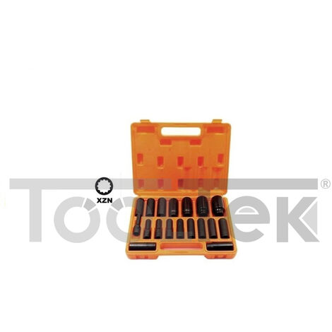 SET CHIAVI A BUSSOLA PER AVVITATORE AD IMPATTO DA 1/2" MILLERIGHE XZN 18pz