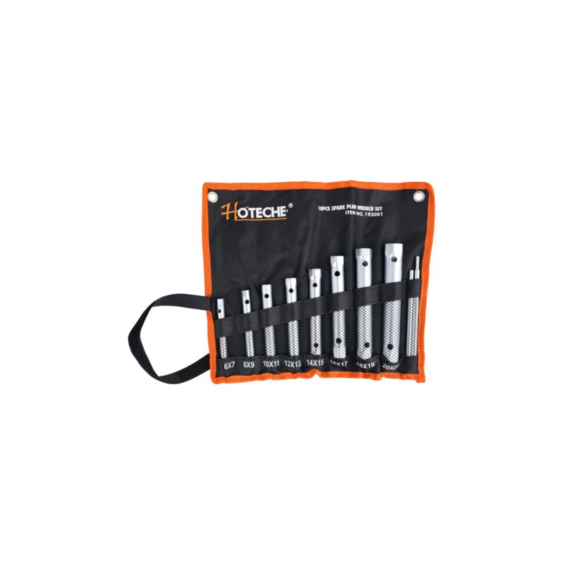 Set Chiavi a Tubo Esagonali 10 Pz da 6 a 22 Mm