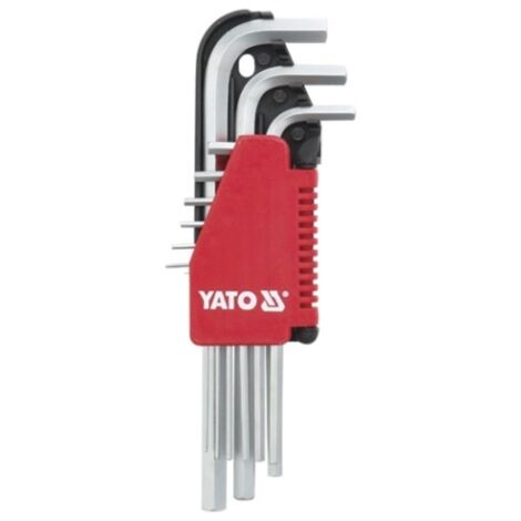 SET CHIAVI ESAGONALI 9 PEZZI LUNGHE 1,5-10 MM - YT-0501