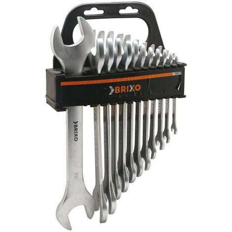 Set chiavi fisse combinate BRIXO - Da 6 a 17