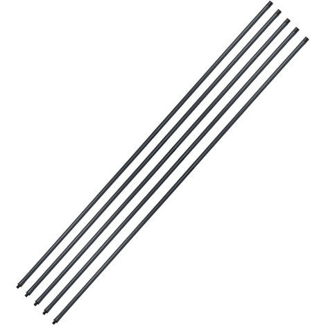 SET CINQUE ASTE FLESSIBILI PER SCOVOLI 7M