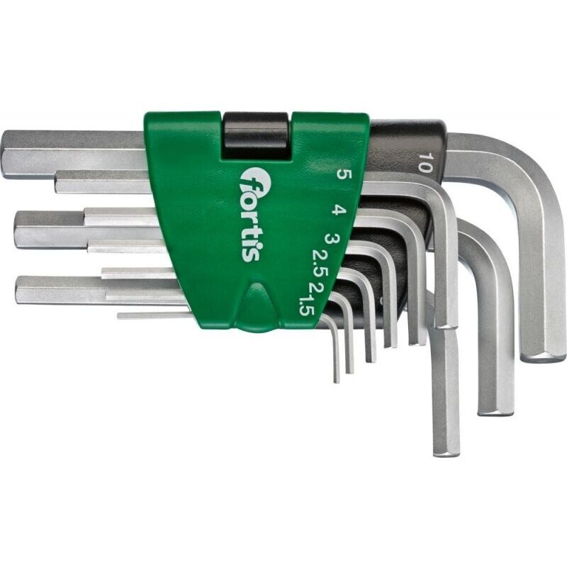 FP - Set clé allen 9 unités 15-10mm fortis