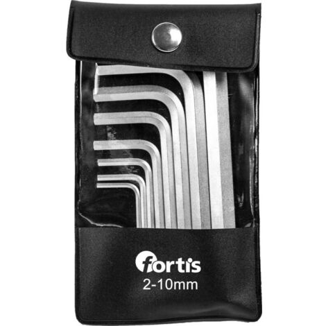 Set Clé allen in Tasche 8-unités 2-10mm FORTIS