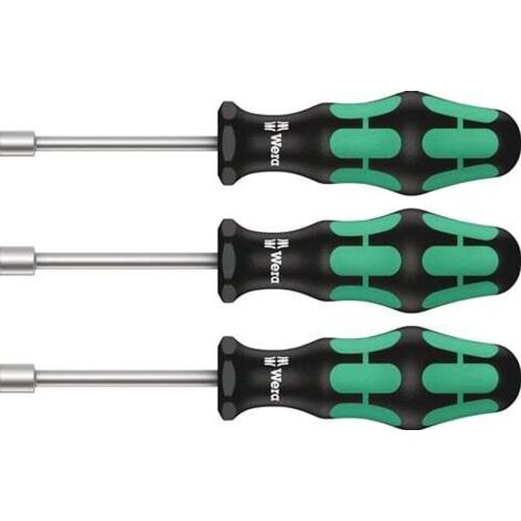 Wera 395 HO/7 SM pour l'atelier Jeu de tournevis 7 pièces 6 pans extérieurs C51843