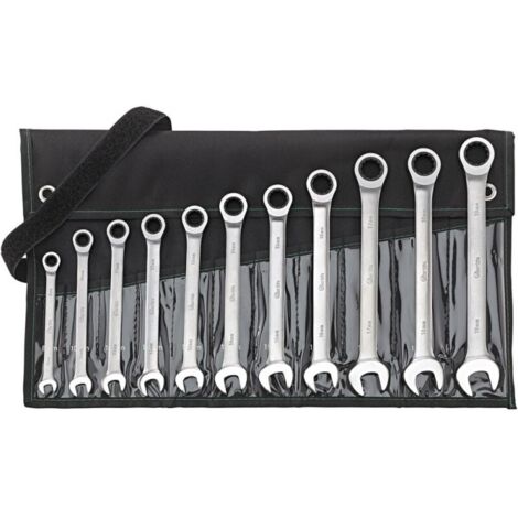 Set clé mixte Taille 11 unités coubé 8-19mm FORTIS