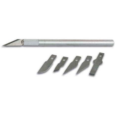 Set coltelli di precisione 1 supporto lama 6 lame