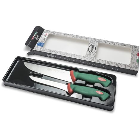 Set Coltelli Professionali 2 Pezzi per Carne Sanelli Premana