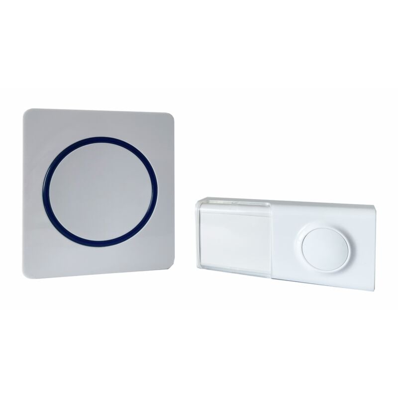 Heidemann - Baseline 70708 Carillon sans fil Set complet sans pile, avec piezo, avec porte-nom