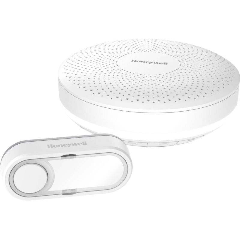 Honeywell - Carillon sans fil mobile 150m, 6 mélodies avec led