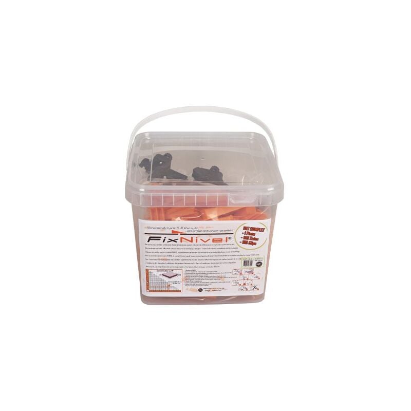 Set complet de croisillons autonivelants 1 mm Fixnivel®, 100 pcs - ROKNTOOLS