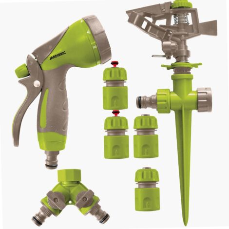 Set complet d'arrosage - Selecteur Pistolet et Asperseur - Jardibric